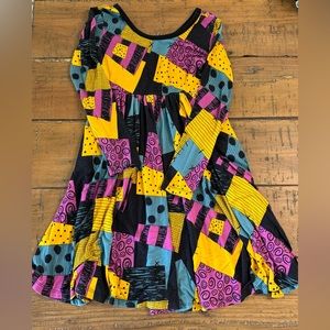 Little Sleepies Play Collection: Sally’s Patchwork Swing Dress Size 8.